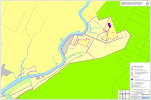 Схема расположения проектируемой территории в генеральном плане населенного пункта д. Савино в составе МО Савинского сельского поселения