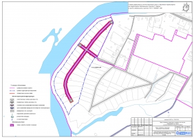 Схема организации улично-дорожной сети и движения транспорта на территории населенного пункта д. Савино в  части земельного участка 53:11:1500307:208